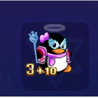 QQ游戏企鹅MM宝宝3+10有效期900多天不带进化度