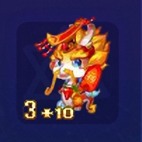 QQ游戏3+10神龙宝宝有效期30天不带进化度
